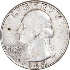 Moneta, Stati Uniti, Washington Quarter, Quarter, 1964, U.S. Mint, Philadelphia