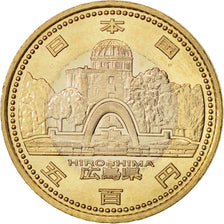 Giappone, Akihito, 500 Yen, 2013, SPL, Bi-metallico, KM:198
