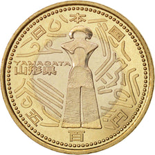 Japan, 500 Yen, Yamagata, 2014, MS(63), Bi-Metallic