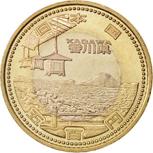 Moneta, Giappone, Kagawa, 500 Yen, 2014, SPL, Bi-metallico