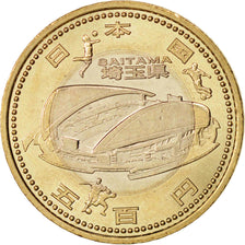 Moneta, Giappone, Saitama, 500 Yen, 2014, SPL, Bi-metallico