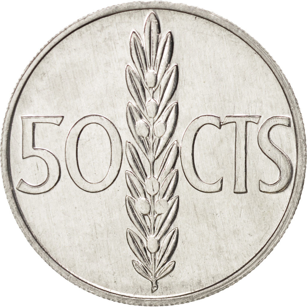 Spanien, Juan Carlos I, 50 Centimos, 1976, UNZ, Copper-nickel, KM:805