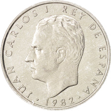 Spanien, Juan Carlos I, 2 Pesetas, 1982, UNZ, Aluminium, KM:822