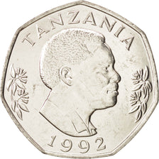 Tanzania, 20 Shilingi, 1992, AU(55-58), Nickel Bonded Steel, KM:27.2