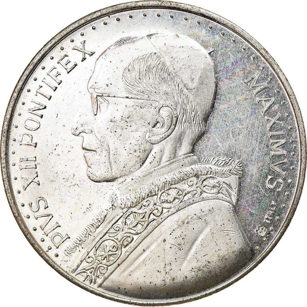 Watykan, Medal, Le Pape Pie XII, Religie i wierzenia, AU(50-53), Brąz