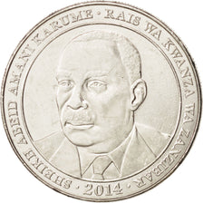 Coin, Tanzania, 500 Shilingi, 2014, AU(55-58), Nickel Clad Steel