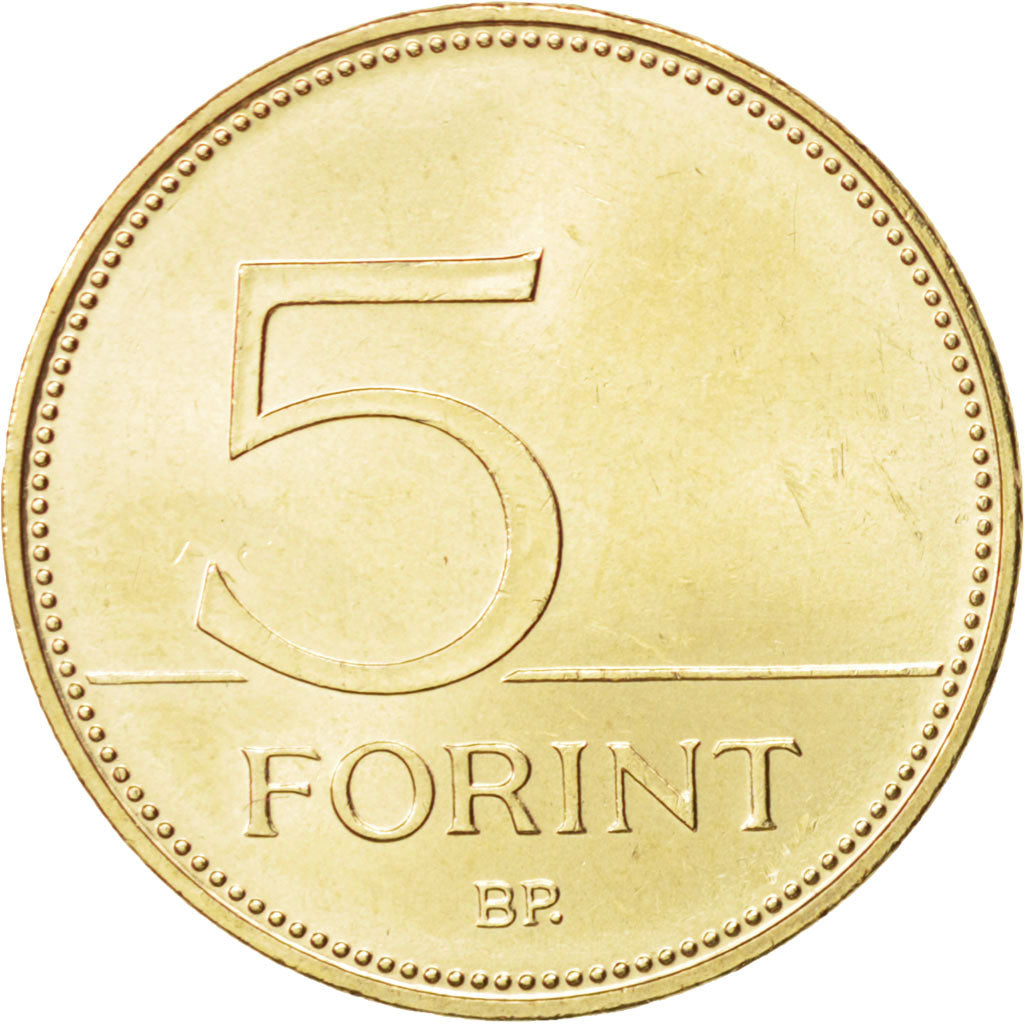 Münze, Ungarn, 5 Forint, 2013, Budapest, UNZ, Nickel-brass, KM:847