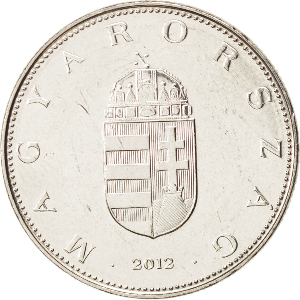 Hungary, 10 Forint, 2012, Budapest, MS(60-62), Copper-nickel, KM:848