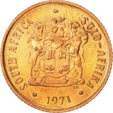 Coin, South Africa, 2 Cents, 1971, MS(60-62), Bronze, KM:83