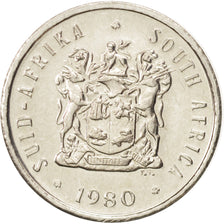 Coin, South Africa, 5 Cents, 1980, MS(63), Nickel, KM:84