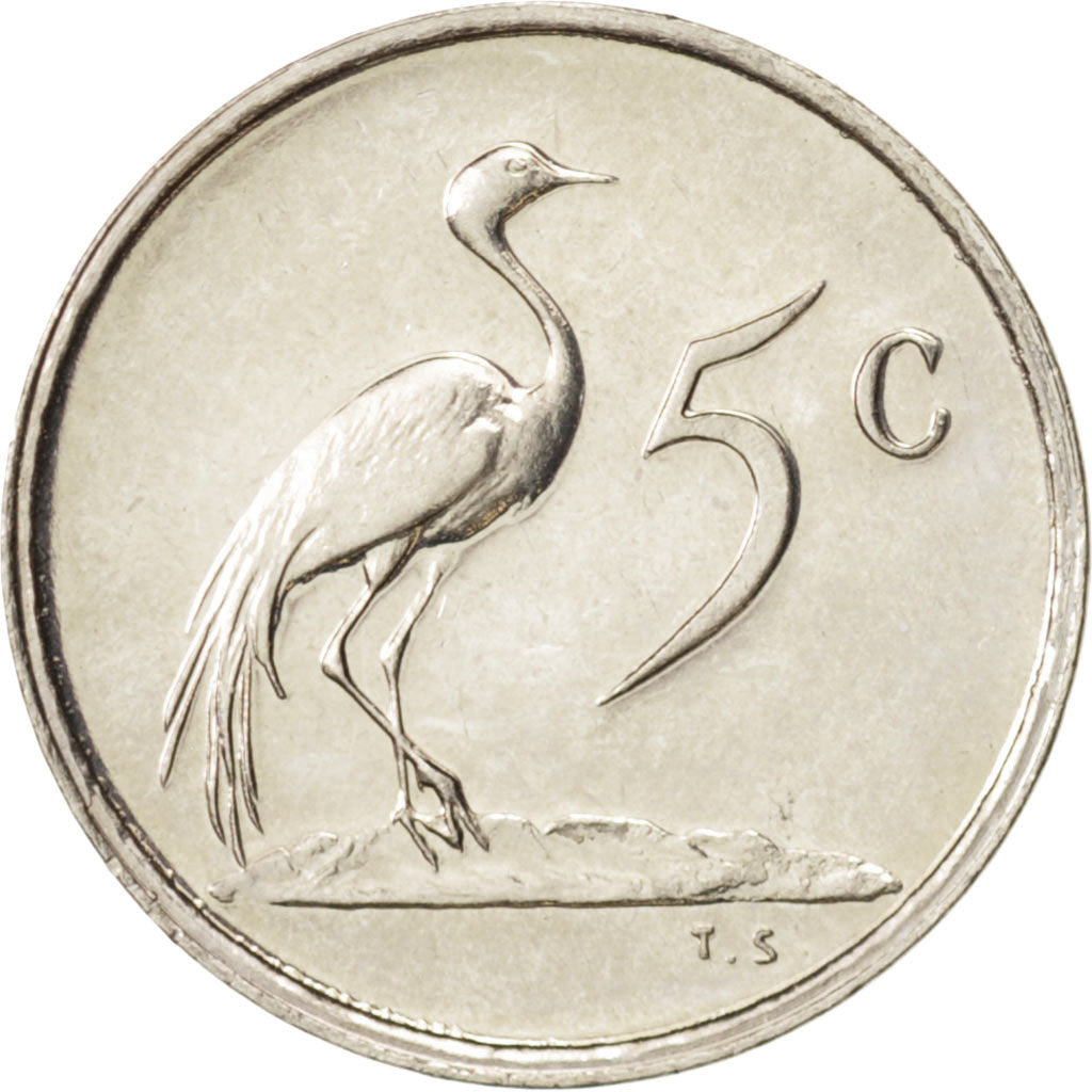 Coin, South Africa, 5 Cents, 1980, MS(63), Nickel, KM:84