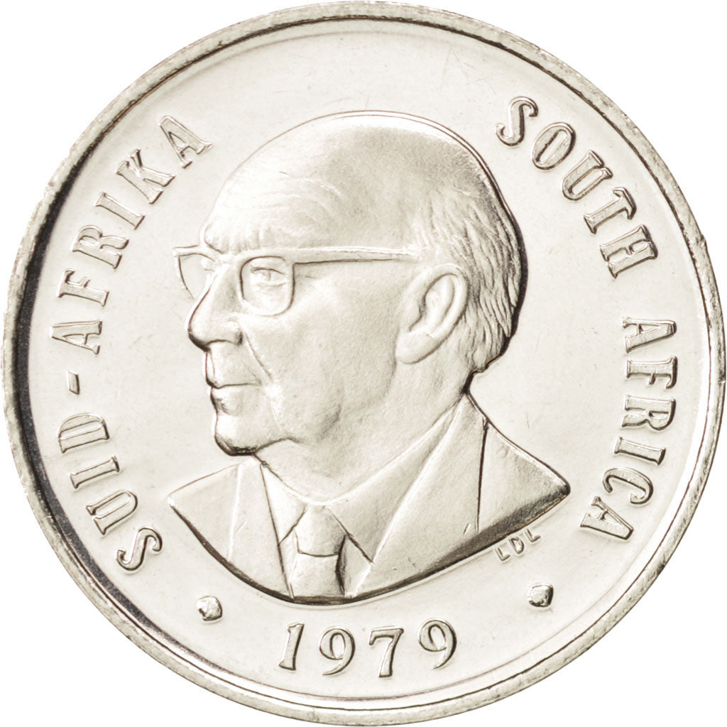 South Africa, 20 Cents, 1979, MS(63), Nickel, KM:102