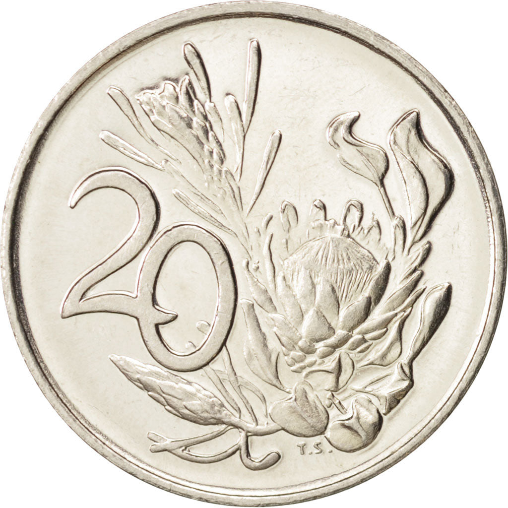 South Africa, 20 Cents, 1979, MS(63), Nickel, KM:102