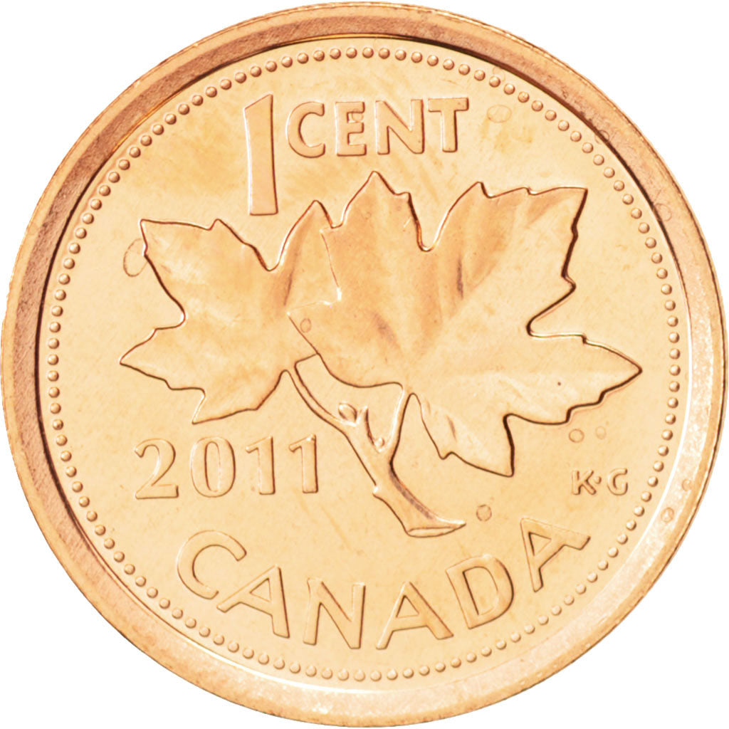 Canada, Elizabeth II, Cent, 2011, MS(63), KM:490a