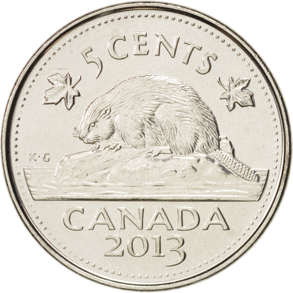Kanada, Elizabeth II, 5 Cents, 2013, UNC, KM:491