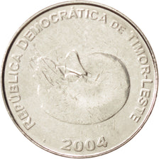 EAST TIMOR, Centavo, 2004, Lisbon, MS(63), Nickel Clad Steel, KM:1