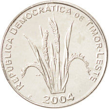 EAST TIMOR, 5 Centavos, 2004, Lisbon, MS(63), Nickel Clad Steel, KM:2