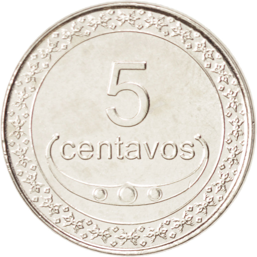EAST TIMOR, 5 Centavos, 2004, Lisbon, MS(63), Nickel Clad Steel, KM:2