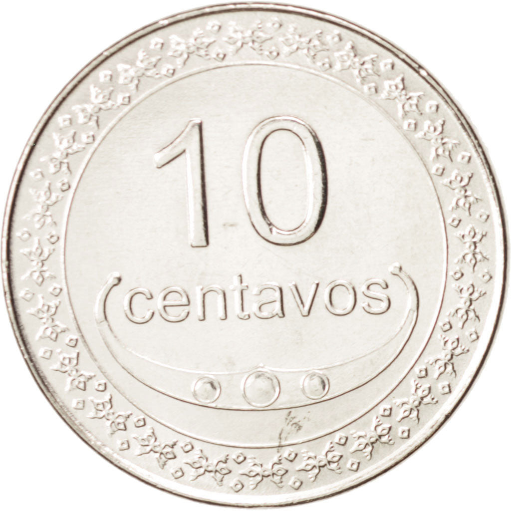 EAST TIMOR, 10 Centavos, 2004, Lisbon, MS(63), Nickel Clad Steel, KM:3