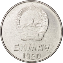 Mongolei, 5 Mongo, 1980, UNZ, Aluminium, KM:29