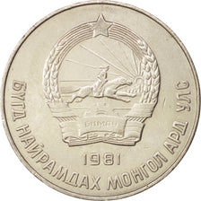 Mongolia, 50 Mongo, 1981, AU(50-53), Copper-nickel, KM:33