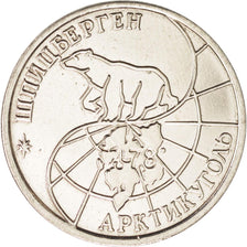 Moneta, SPITZBERGEN, 25 Roubles, 1993, SPL-, Acciaio ricoperto in rame-nichel