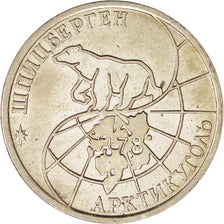 Coin, SPITZBERGEN, 50 Roubles, 1993, AU(50-53), Copper-Nickel Clad Steel, KM:Tn7