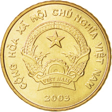 Vietnam, SOCIALIST REPUBLIC, 5000 Dông, 2003, Vantaa, MS(63), Brass, KM:73