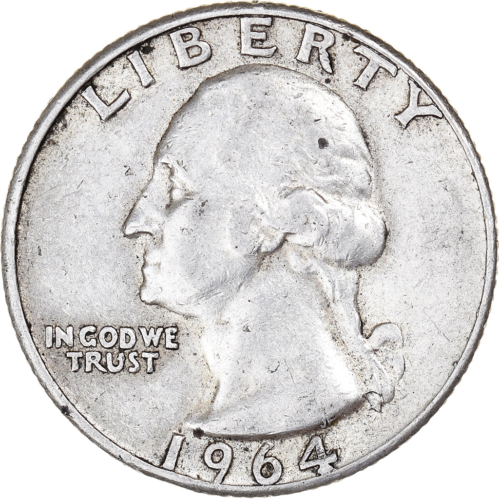 Moneta, Stati Uniti, Washington Quarter, Quarter, 1964, U.S. Mint, Philadelphia