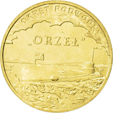 Moneda, Polonia, 2 Zlote, 2012, Warsaw, SC, Latón, KM:837
