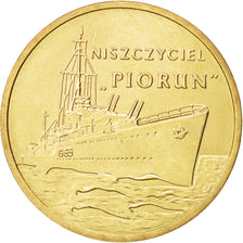Coin, Poland, 2 Zlotych, 2012, Warsaw, MS(63), Brass, KM:844
