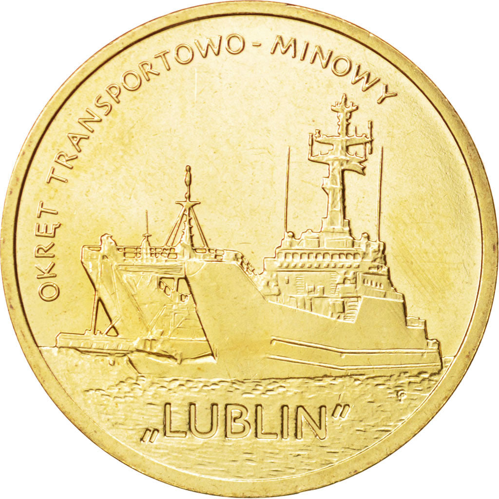 Coin, Poland, Lublin, 2 Zlotych, 2013, Warsaw, MS(63), Brass