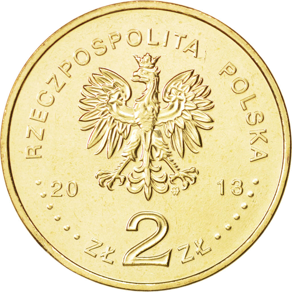Moneta, Polonia, Gen.K.Pulaski, 2 Zlotych, 2013, Warsaw, SPL, Ottone
