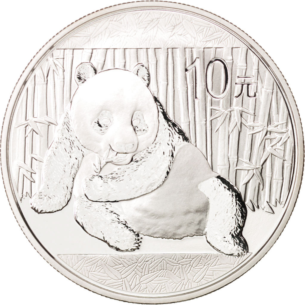 China, 10 Yüan, 2015, UNZ, Silber