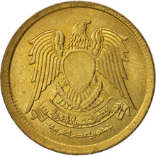Münze, Ägypten, 5 Milliemes, 1973, UNZ, Messing, KM:432