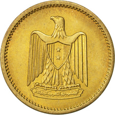 Egypt, Millieme, 1960, MS(63), Aluminum-Bronze, KM:393