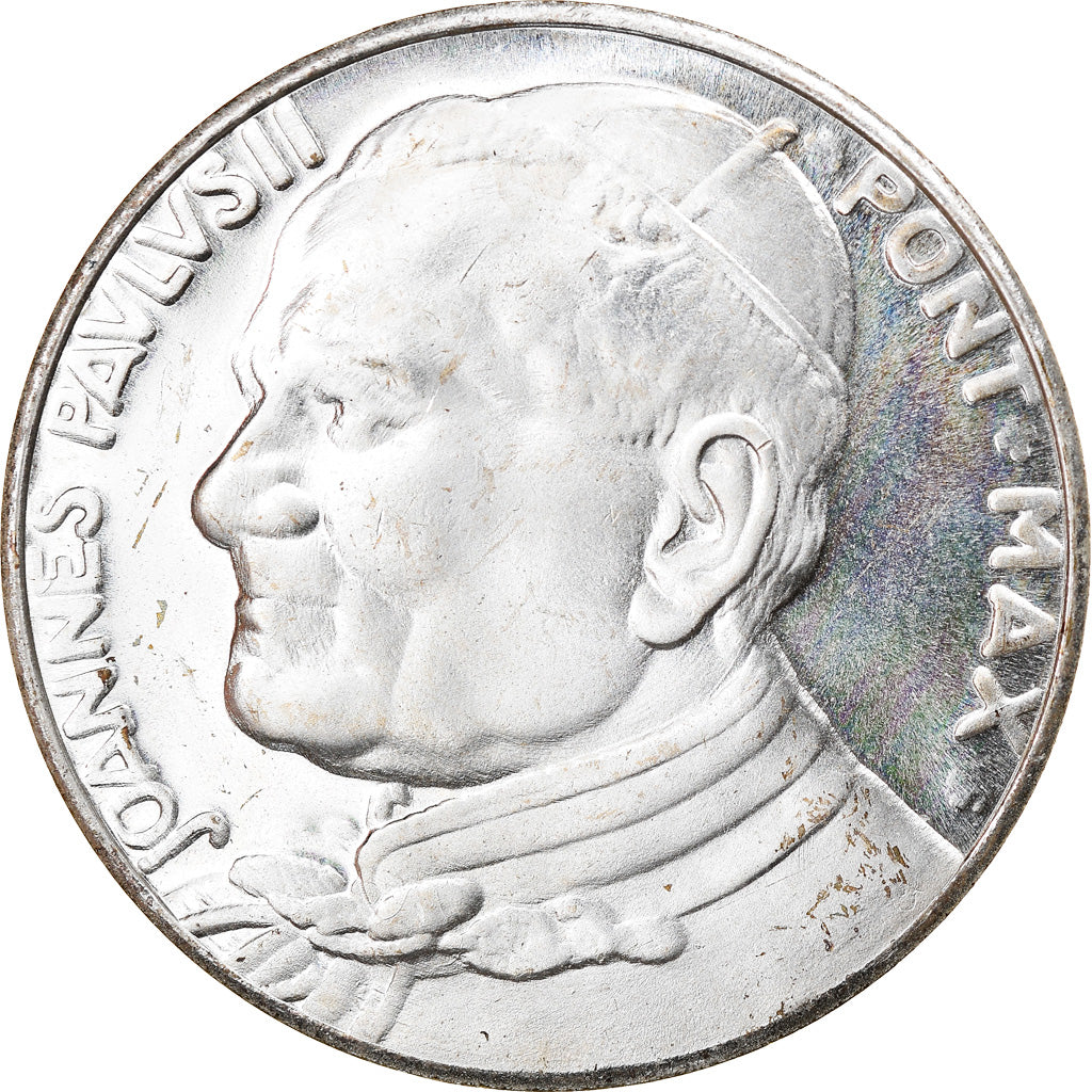 Vatican, Médaille, Le Pape Jean-Paul II, Religions & beliefs, SUP+, Silvered
