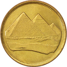 Egypt, 5 Piastres, 1984, MS(63), Aluminum-Bronze, KM:622.1