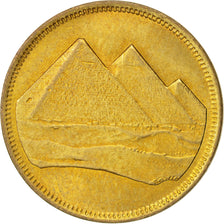 Egypt, 2 Piastres, 1984, MS(63), Aluminum-Bronze, KM:554.1