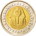Egypt, Pound, 2005, Cairo, MS(63), Bi-Metallic, KM:940