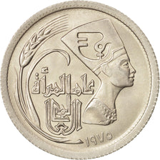 Egypt, 5 Piastres, 1975, MS(63), Copper-nickel, KM:447