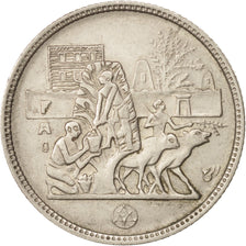 Egypt, 5 Piastres, 1977, EF(40-45), Copper-nickel, KM:468
