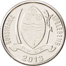 Moneta, Botswana, 10 Thebe, 2013, MS(63), Nickel platerowany stalą
