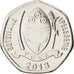 Moneda, Botsuana, 5 Thebe, 2013, SC, Níquel chapado en acero