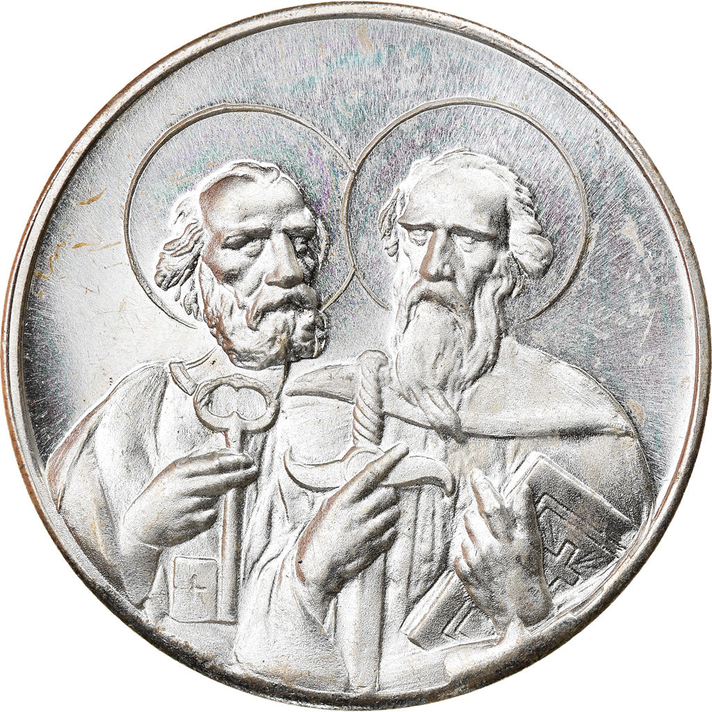 Vatican, Medal, Le Pape Léon XIII, Religions & beliefs, MS(60-62), Silvered