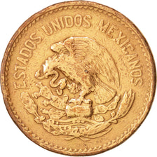 Moneta, Messico, 20 Centavos, 1955, Mexico City, MB, Bronzo, KM:440