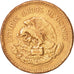 Moneda, México, 20 Centavos, 1955, Mexico City, BC+, Bronce, KM:440