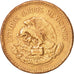 Moneda, México, 20 Centavos, 1955, Mexico City, BC+, Bronce, KM:440
