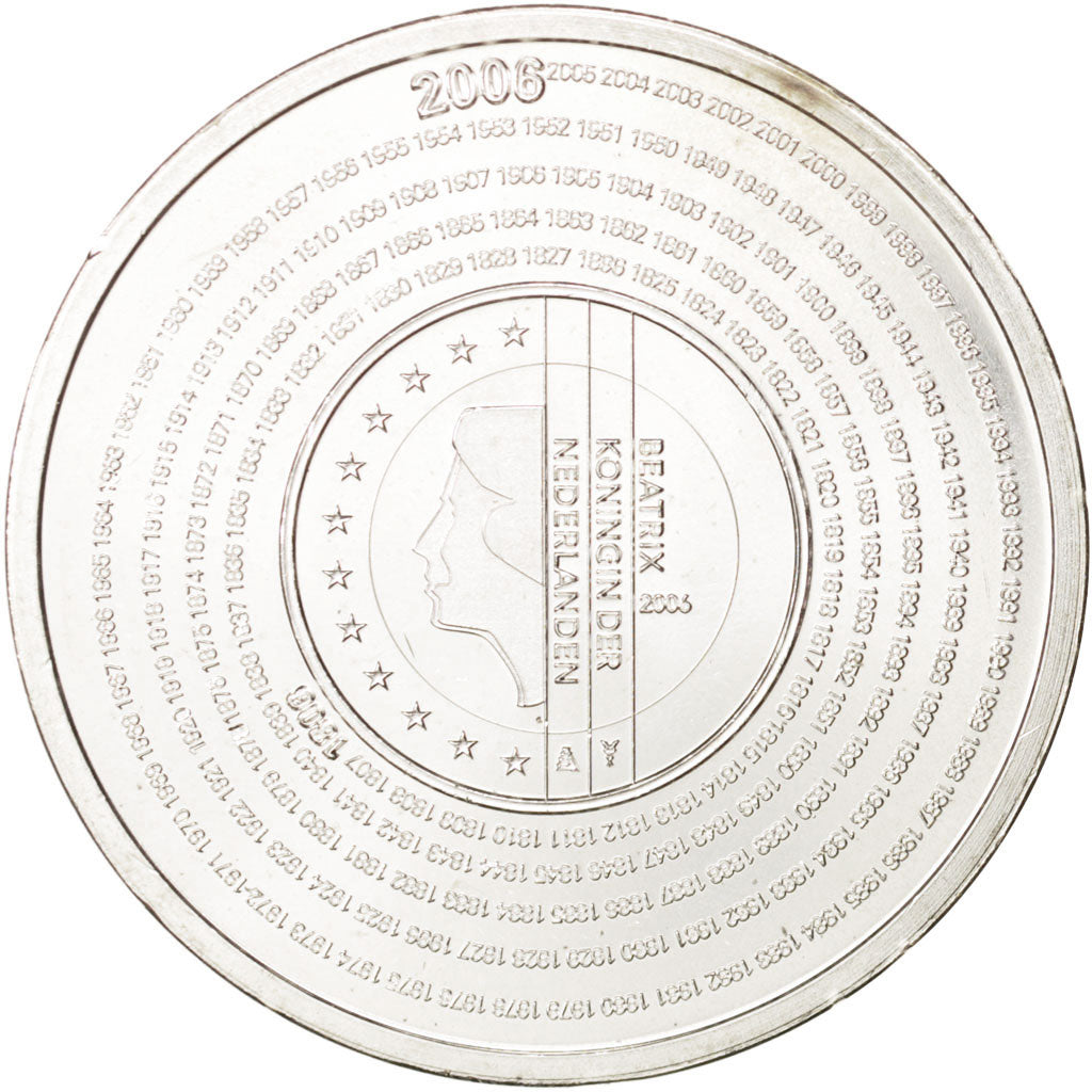 Paesi Bassi, 5 Euro, 2006, SPL, Argento, KM:267