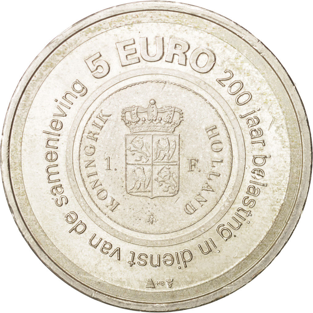 Paesi Bassi, 5 Euro, 2006, SPL, Argento, KM:267